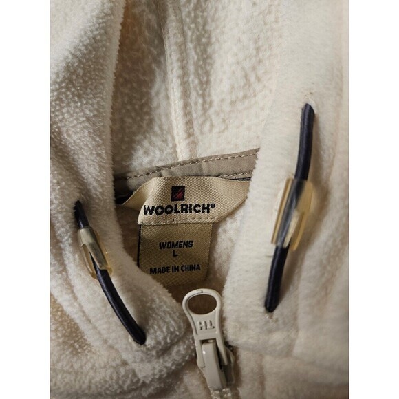 Woolrich Fleece Half Zip Pullover Sweatshirt Size L - Picture 5 of 5